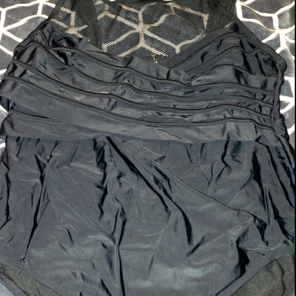 Black 1 piece Swimsuit